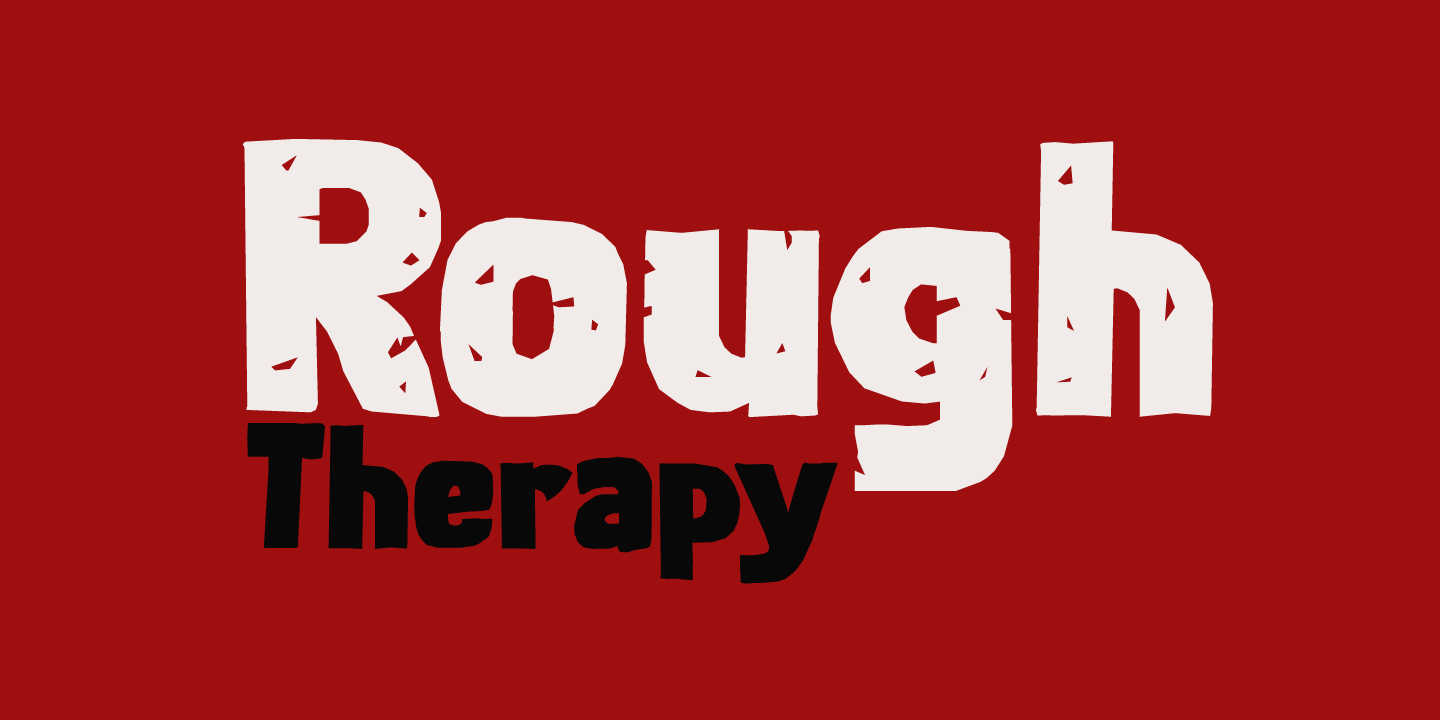 Rough Therapy DEMO font